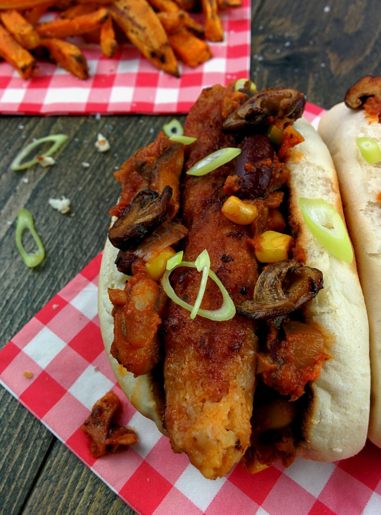 The ultimate healthy chili dog InJohnnysKitchen