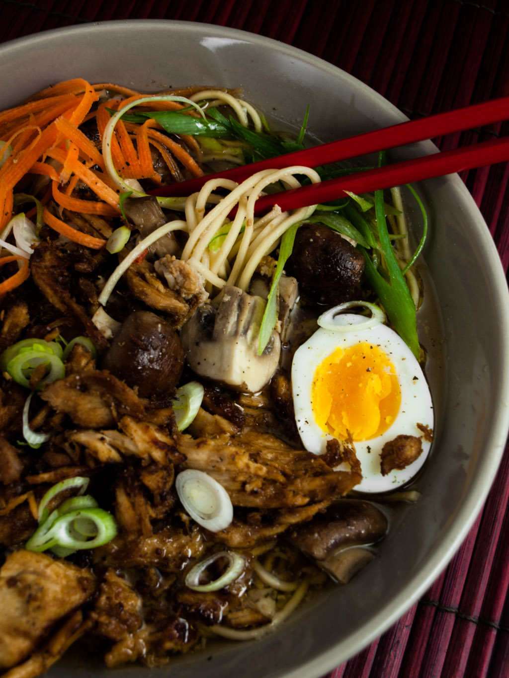 Ramen Japanese noodle soup InJohnnysKitchen