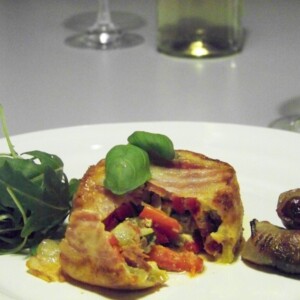 Fail - Zucchini bacon souffle and bacon-wrapped dates