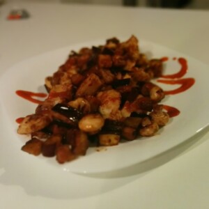 Fail - Grilled aubergine and mushrooms