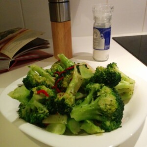 Fail - Fried broccoli with red pepper