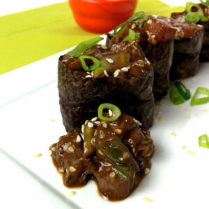 Fail - Sesame tuna poke gunkan sushi