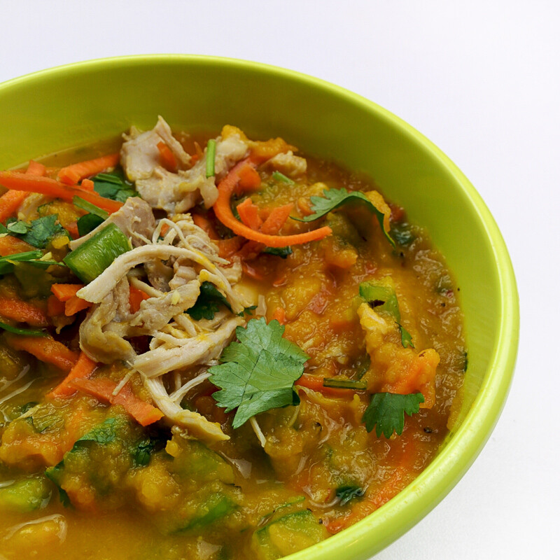 Thai In Johnnys Kitchen meal prep recipe orange base thai